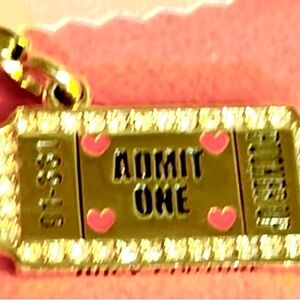 OG Juicy Couture original kissing booth ticket charm’